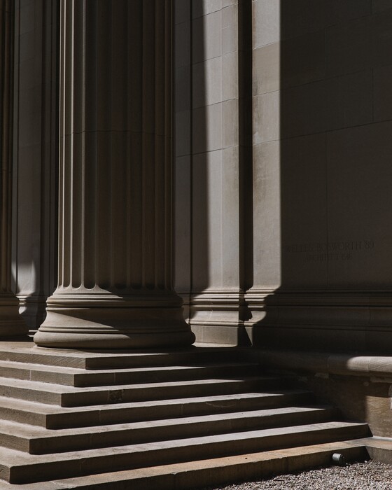 (Cody O'Loughlin | The New York Times)
An entry to a building on the campus of Massachusetts Institute of Technology in Cambridge, Mass. on Aug. 23, 2019. Bret Stephens, a New York Times opinion columnist writes "in August, Abbot and a co-writer published an op-ed in Newsweek making the case that diversity, equity and inclusion policies violate 'the ethical and legal principle of equal treatment.' " This led to MIT cancelling a scheduled speech by Abbot.