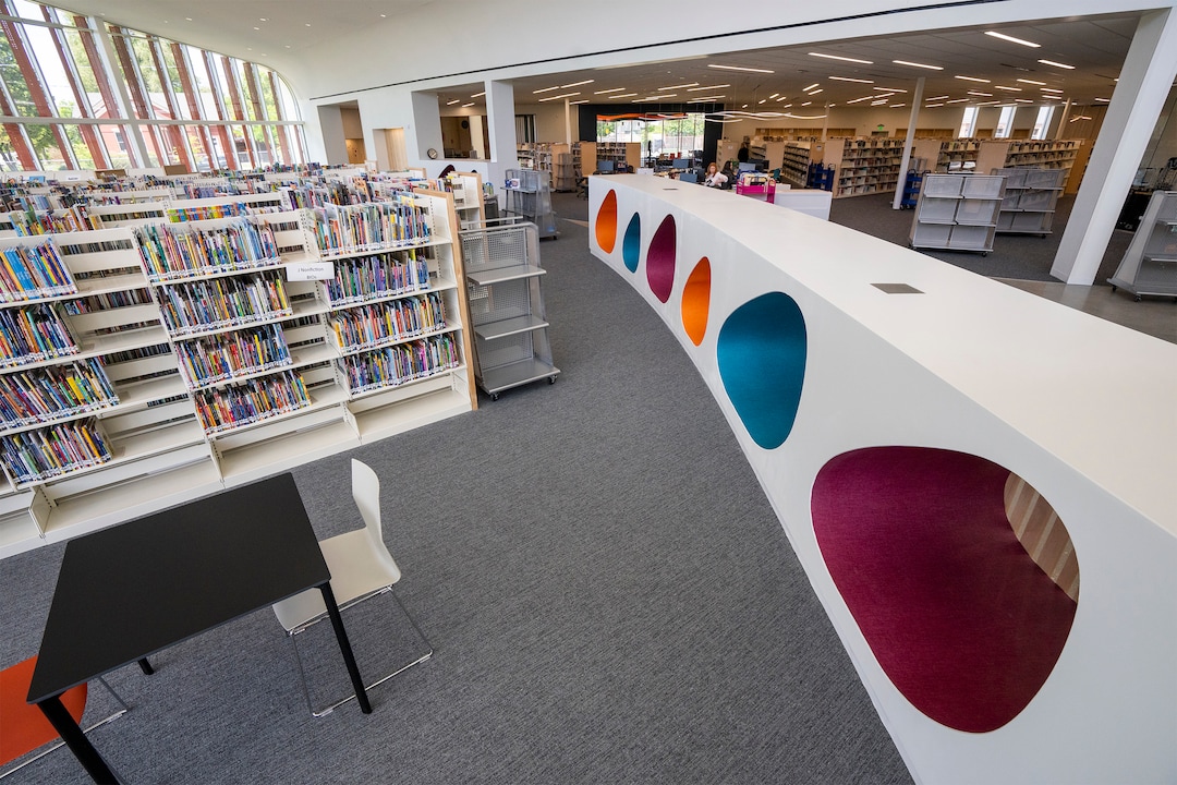 (Rick Egan | The Salt Lake Tribune)  The Grand Opening for the new Granite Library on 3300 South, is scheduled to for Friday, July 15, 2022.