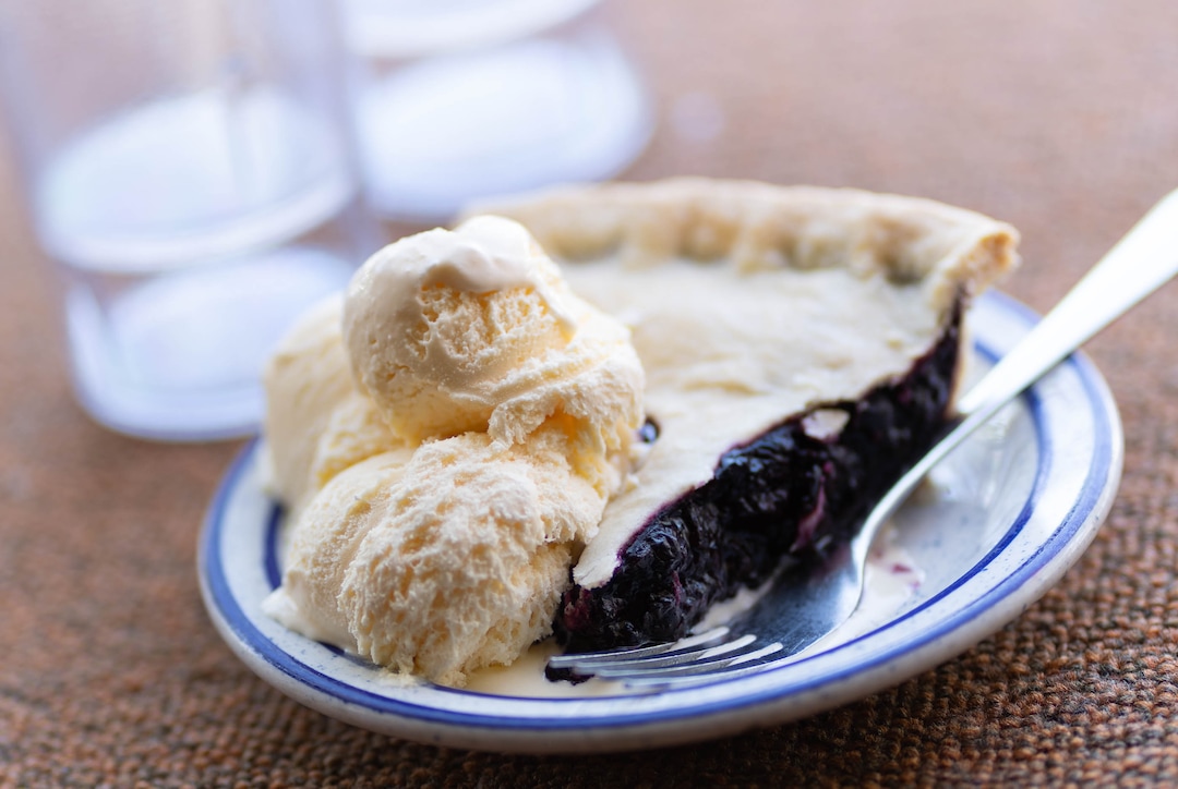 (Francisco Kjolseth | The Salt Lake Tribune) The famous Idle Isle pie - a mashup of blueberries, blackberries, and boysenberries at Idle Isle Cafe in Brigham City, Friday May 14, 2021.
