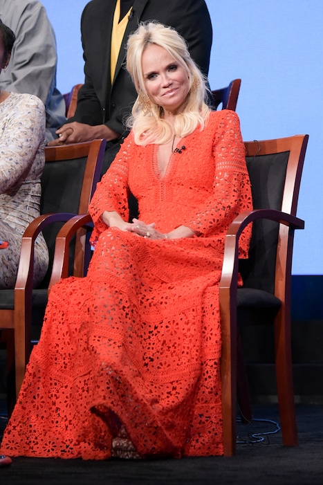 (Photo by Richard Shotwell/Invision/AP) Kristin Chenoweth participates in the "Hairspray Live!" panel during the NBC Television Critics Association summer press tour on Tuesday, Aug.2, 2016, in Beverly Hills, Calif.