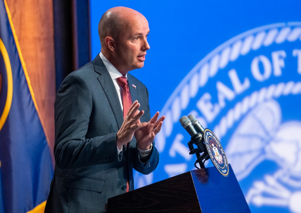 (Rick Egan | The Salt Lake Tribune) Gov. Spencer Cox, shown in August, welcomed Affirmation, a support group for LGBTQ Latter-day Saints, recently to Salt Lake City for its international conference.