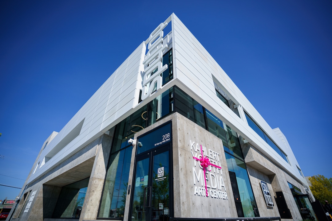 (Trent Nelson  |  The Salt Lake Tribune) Spy Hop’s new headquarters in the Central Ninth neighborhood of Salt Lake City on Wednesday, April 28, 2021.