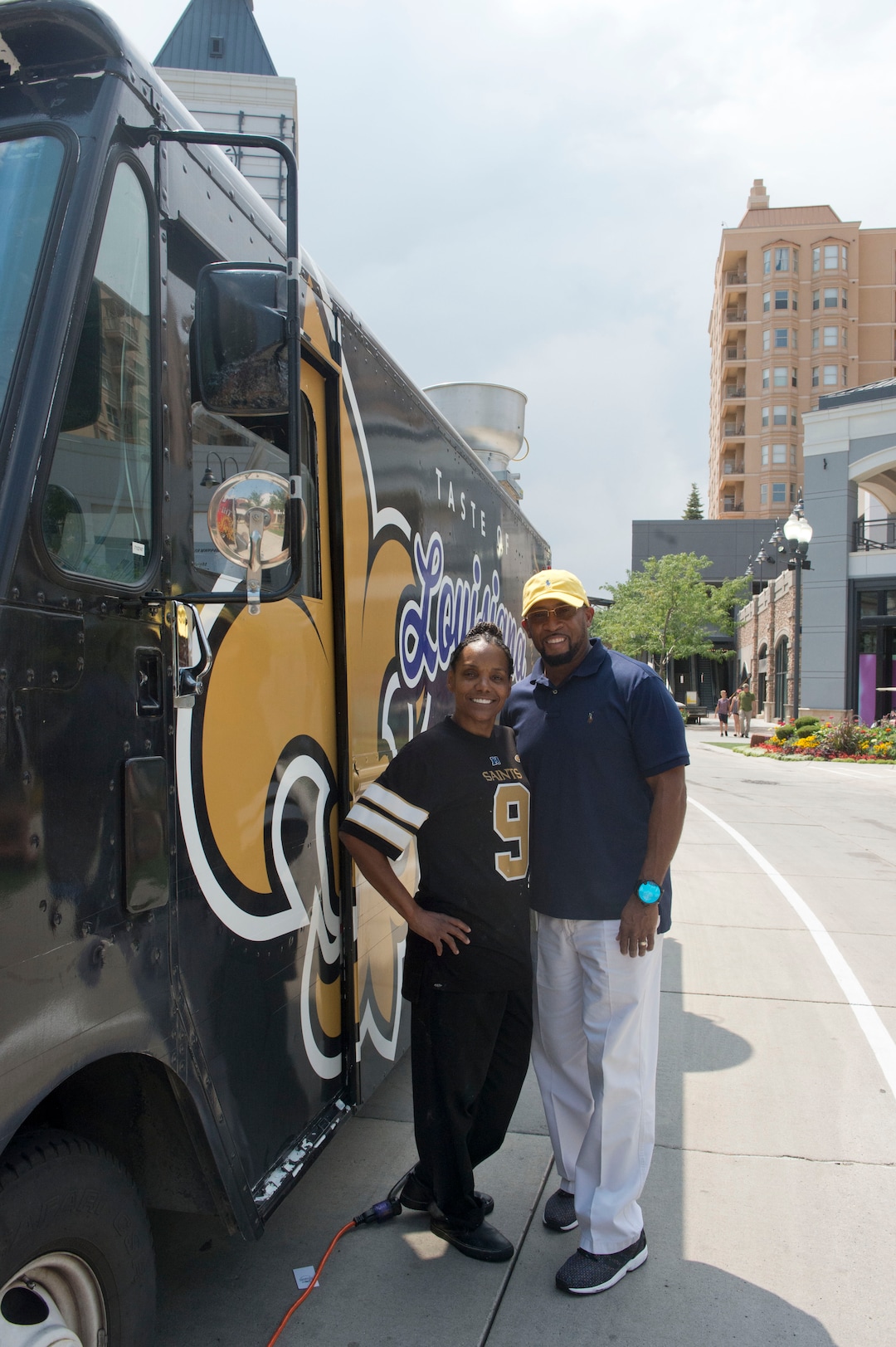 (Rachel Molenda  |  The Salt Lake Tribune)  Helena and Jerrell Carter, owners of the Taste of Louisiana food truck. Friday, August 4, 2017.