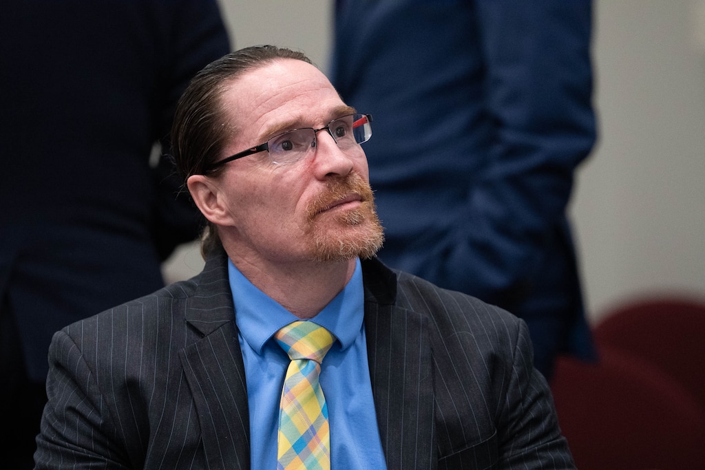 (Francisco Kjolseth | The Salt Lake Tribune) Greg Peterson, president of Salt Lake Community College, attends a meeting of the Utah Board of Higher Education in Salt Lake City on Friday, March 28, 2025. He said he's worried about how quickly schools have to make massive decisions about cutting their budgets.