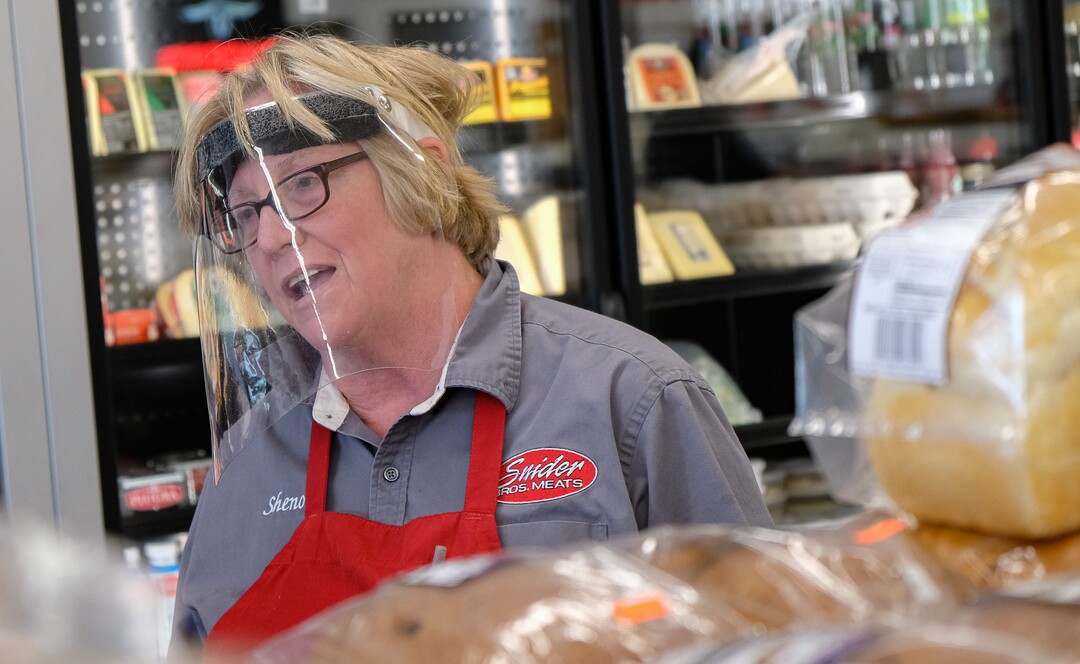 (Francisco Kjolseth  |  The Salt Lake Tribune) Snider Bros Meats employee, Rose Lami talks about how employees wanted to continue working, on Tuesday, May 5, 2020, if the owners of the popular store in Cottonwood Heights could make it a safe environment for staff and customers.