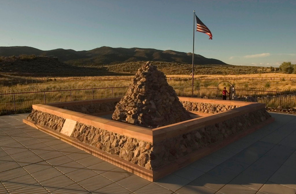 Tribune file photoThe Mountain Meadows Massacre is seen in this 2004 file photo.