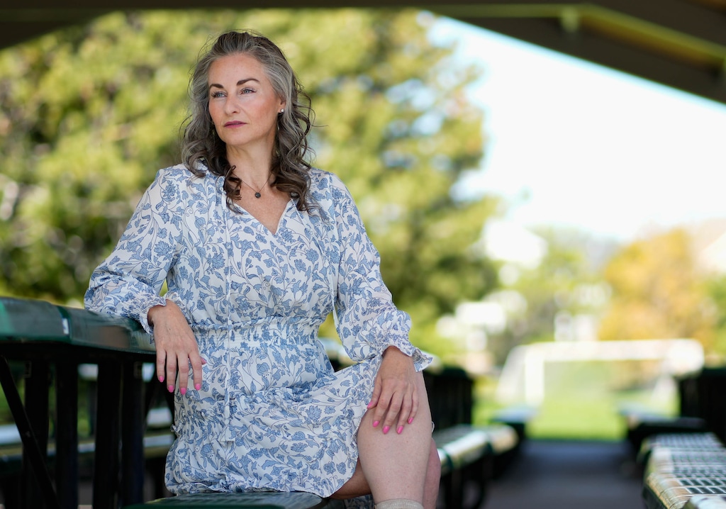 (Francisco Kjolseth | The Salt Lake Tribune) Lindsay Marsh is photographed on Thursday, Sept. 22, 2022, as she talks about feeling violated when, during her divorce proceedings, a Utah judge ordered her to give up a boudoir album of intimate images to a photographer to be edited and given to her ex-husband.