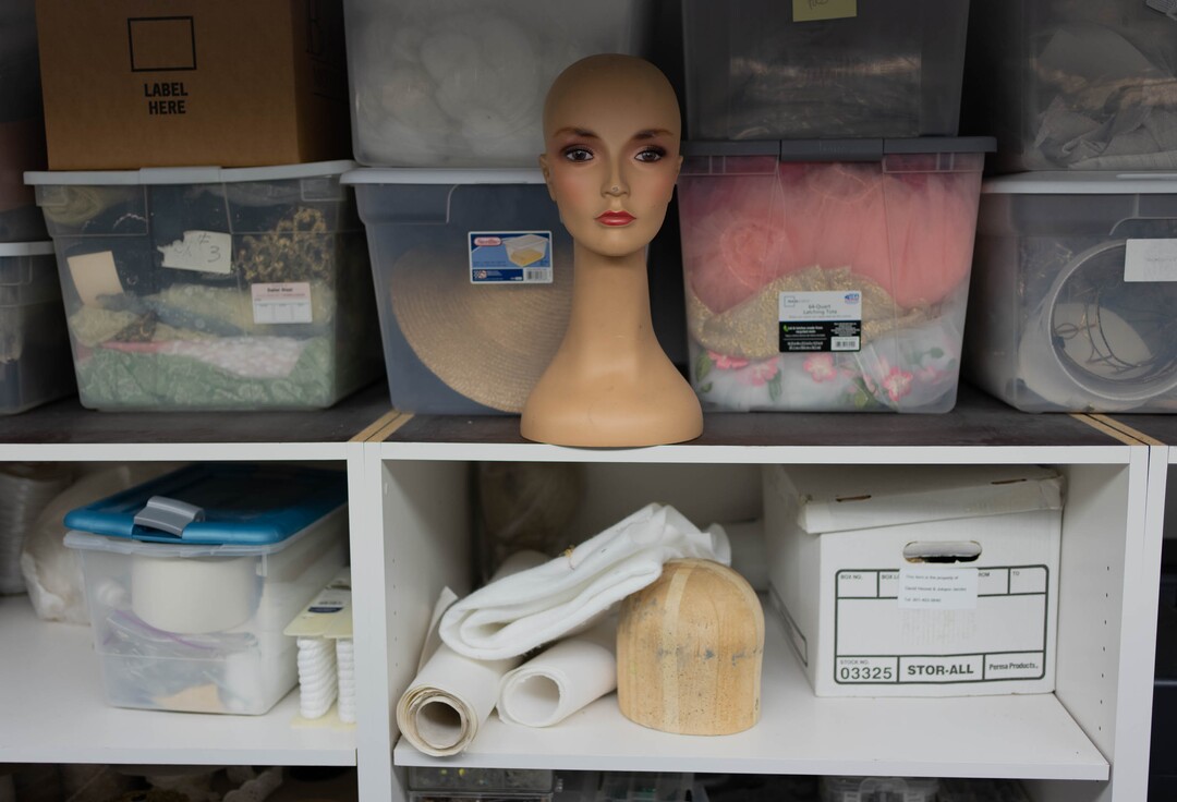(Francisco Kjolseth | The Salt Lake Tribune) The fabric room for the costume department of Ballet West showcases a rich history of production as the final pieces are completed for an upcoming performance of Romeo and Juliet on Thursday, Feb. 3, 2021. 