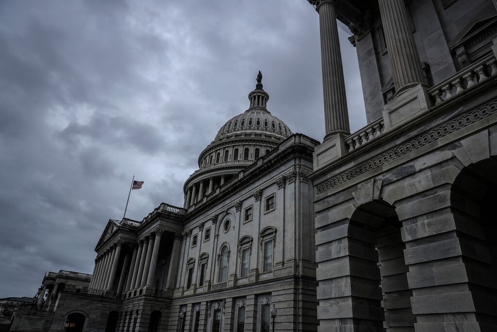 (Oliver Contreras | The New York Times)

Outside the U.S. Capitol Building in Washington, Dec. 24, 2020.
