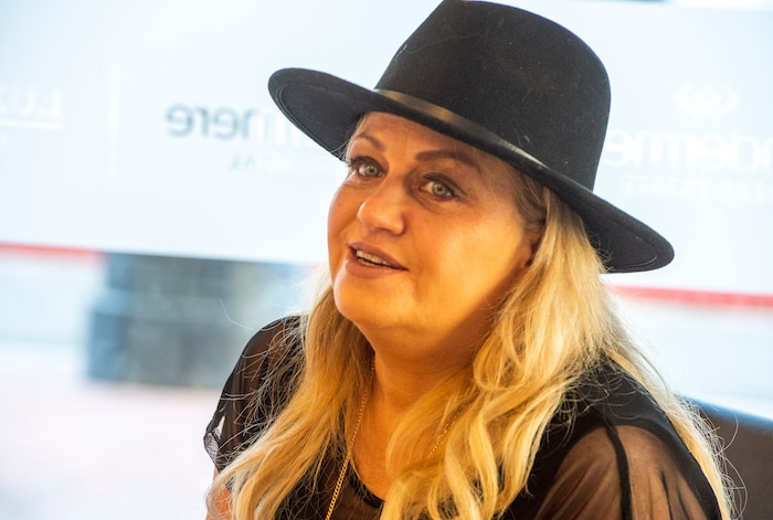 (Rick Egan  |  The Salt Lake Tribune)     Teresa Bowman, owner, Stylist at Mid City Salon, talks about the precautions undertaken to protect employees and customers during the coronavirus, Saturday, March 21, 2020.