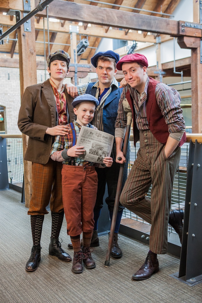 (Courtesy photo) Actors in Pioneer Theatre Company's production of "Newsies."