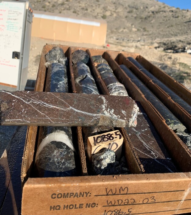 (Utah Geological Survey) These drill cores pulled from the West Desert in early 2022 reveal high concentrations of sphalerite, a mineral rich in zinc and copper. But at this site in the Fish Springs Range, the sphalerite also contain high levels of indium, a critical mineral used to manufacture touch screens.