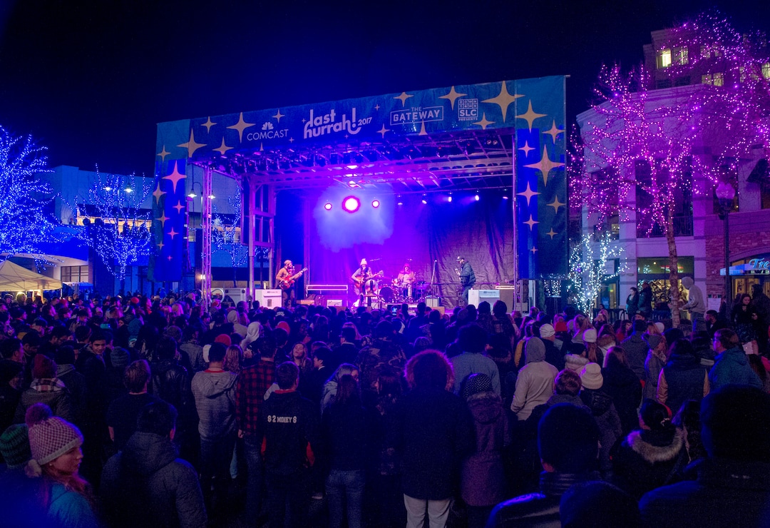 (Rick Egan  |  The Salt Lake Tribune)   Joshua James performs at the Last Harrah New Years Eve party at the Gateway, Sunday, December 31, 2017.