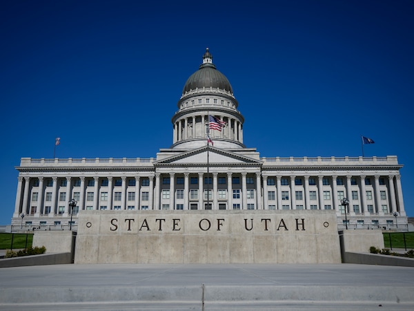(Bethany Baker | The Salt Lake Tribune) The Utah Capitol in Salt Lake City on Wednesday, Sept. 30, 2026. Republican incumbent Jim Dunnigan faces off with Democratic challenger Blake Townsend in the race for Utah House District 36.