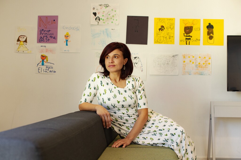 (Tracy Nguyen | The New York Times) Valerie Schultz at her home in Los Angeles on Oct. 29, 2022. Schultz said she was thankful for the president's pardon, but was mindful that many more nonviolent drug offenders remained in prison.