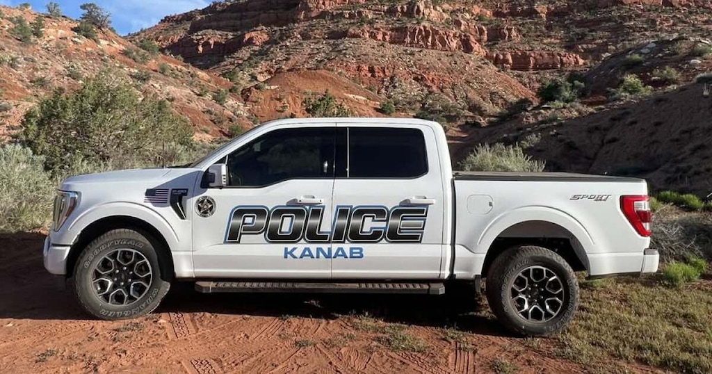 (Fox 13) A Kanab police truck.