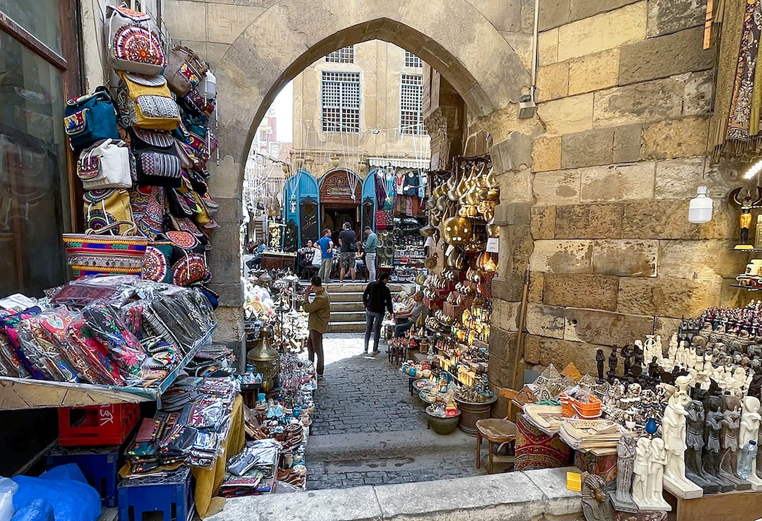 (Michael Stack | Special to The Tribune) The Khan el-Khalili souk in the historic center of Cairo, April 2022.