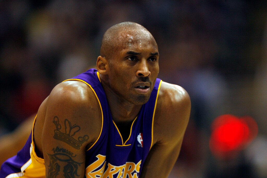 (Trent Nelson  |  The Salt Lake Tribune) Kobe Bryant, Utah Jazz vs. Los Angeles Lakers basketball, game three, NBA playoffs, Thursday April 23, 2009 at EnergySolutions Arena.