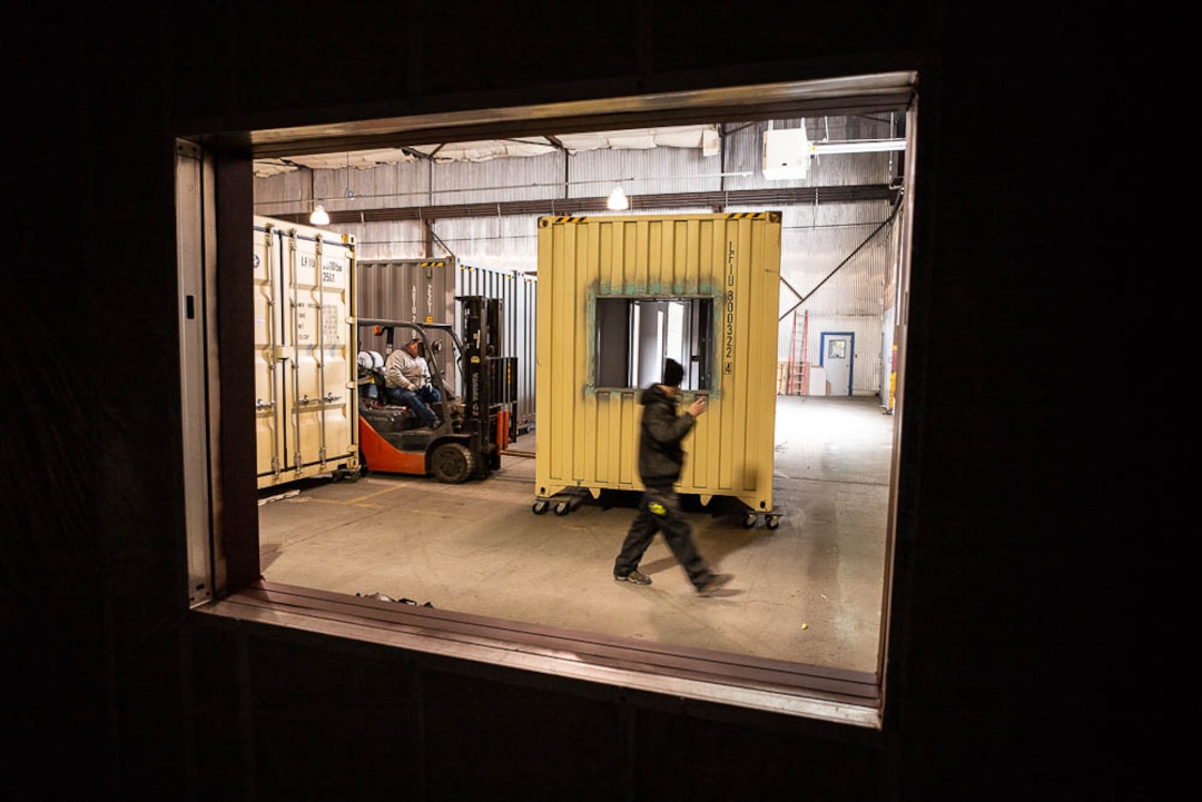 (Trent Nelson | The Salt Lake Tribune)Eco Box Fabricators, based in Salt Lake City, hopes to make viable affordable housing out of discarded shipping containers. Tuesday Jan. 15, 2019.