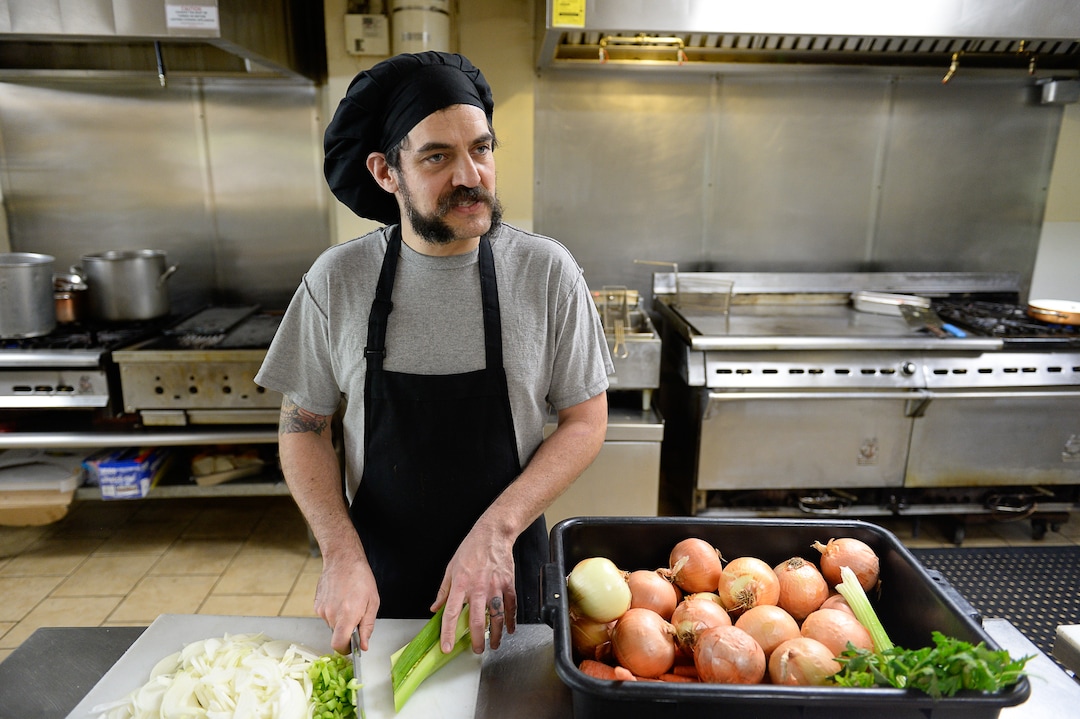 (Francisco Kjolseth  |  The Salt Lake Tribune)  Daniel Cantu, the chef and owner of The Twin Suns Cafe,  talks about his two live-long passions — wholesome food and "Star Wars."