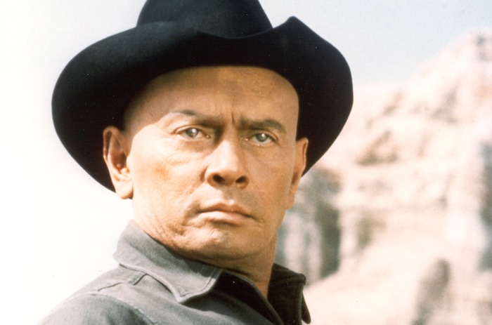 ( Courtesy MGM) Yul Brynner played a robot gunslinger in a theme park in "Westworld," a 1973 science-fiction thriller by writer-director Michael Crichton (who later wrote the book "Jurassic Park").