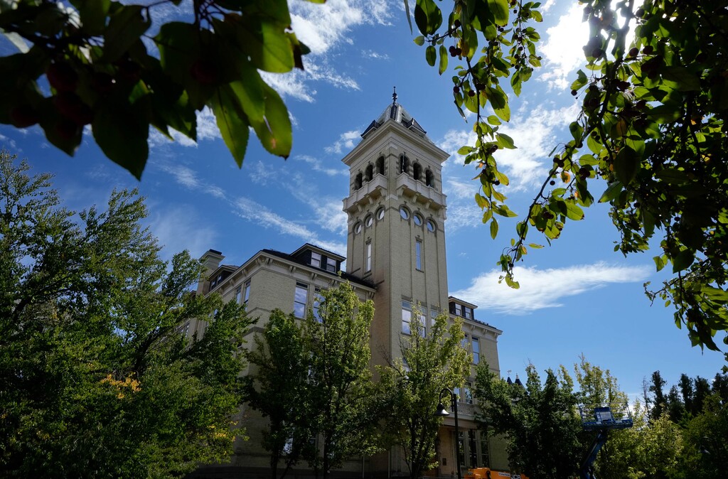 (Francisco Kjolseth | The Salt Lake Tribune) Utah State University's Old Main building in Logan, Utah on Wednesday, Sept. 20, 2023.