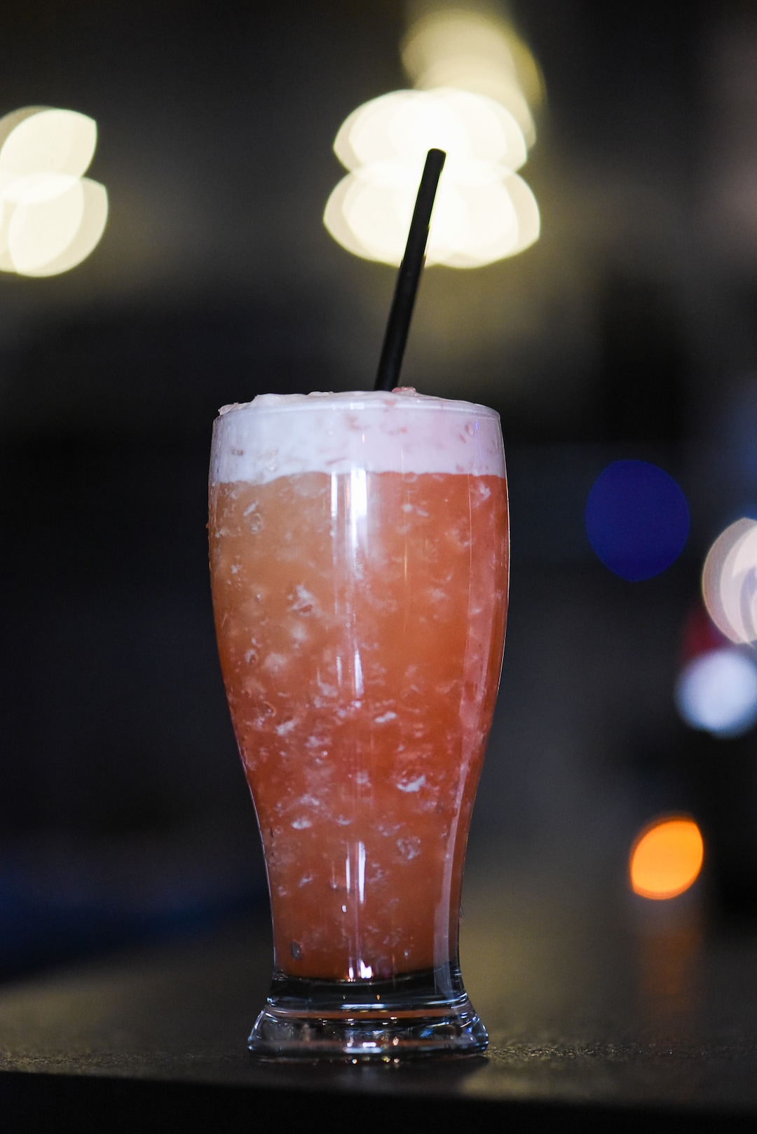(Francisco Kjolseth  |  The Salt Lake Tribune)  The Call Girl with Tito's vodka, orange Red Bull, yellow Red Bull, agave nectar and cranberry juice at the new London Belle Supper Club, a new Salt Lake City bar named after Belle London, a famous Utah madam, at 321 S. Main.