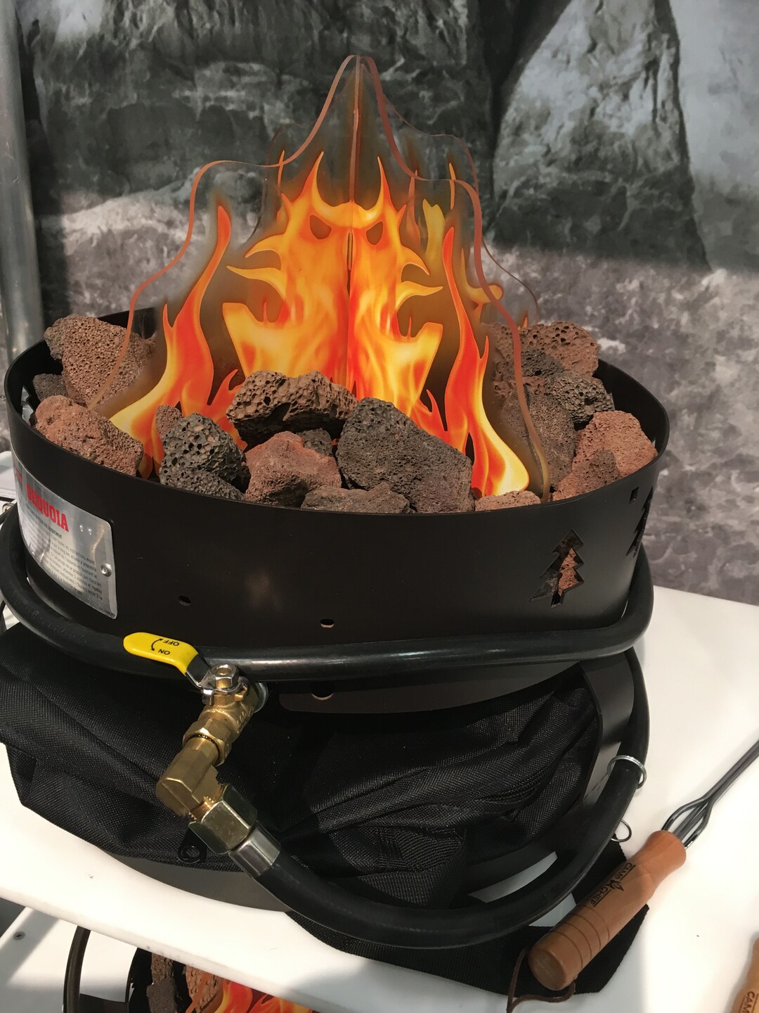 Tom Wharton  |  Special to The TribuneGas fire pits from Cache County company Camp Chef run on propane and are a good alternative on public lands when campfires are prohibited during drought or fire seasons.