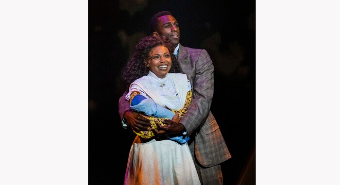 (Rick Egan | The Salt Lake Tribune) Ezekiel Andrew plays Coalhouse Walker Jr, and Daria Pilar Redus plays Sara, in "Ragtime" at the Utah Shakespeare Festival in Cedar City, on Saturday, July 3, 2021.