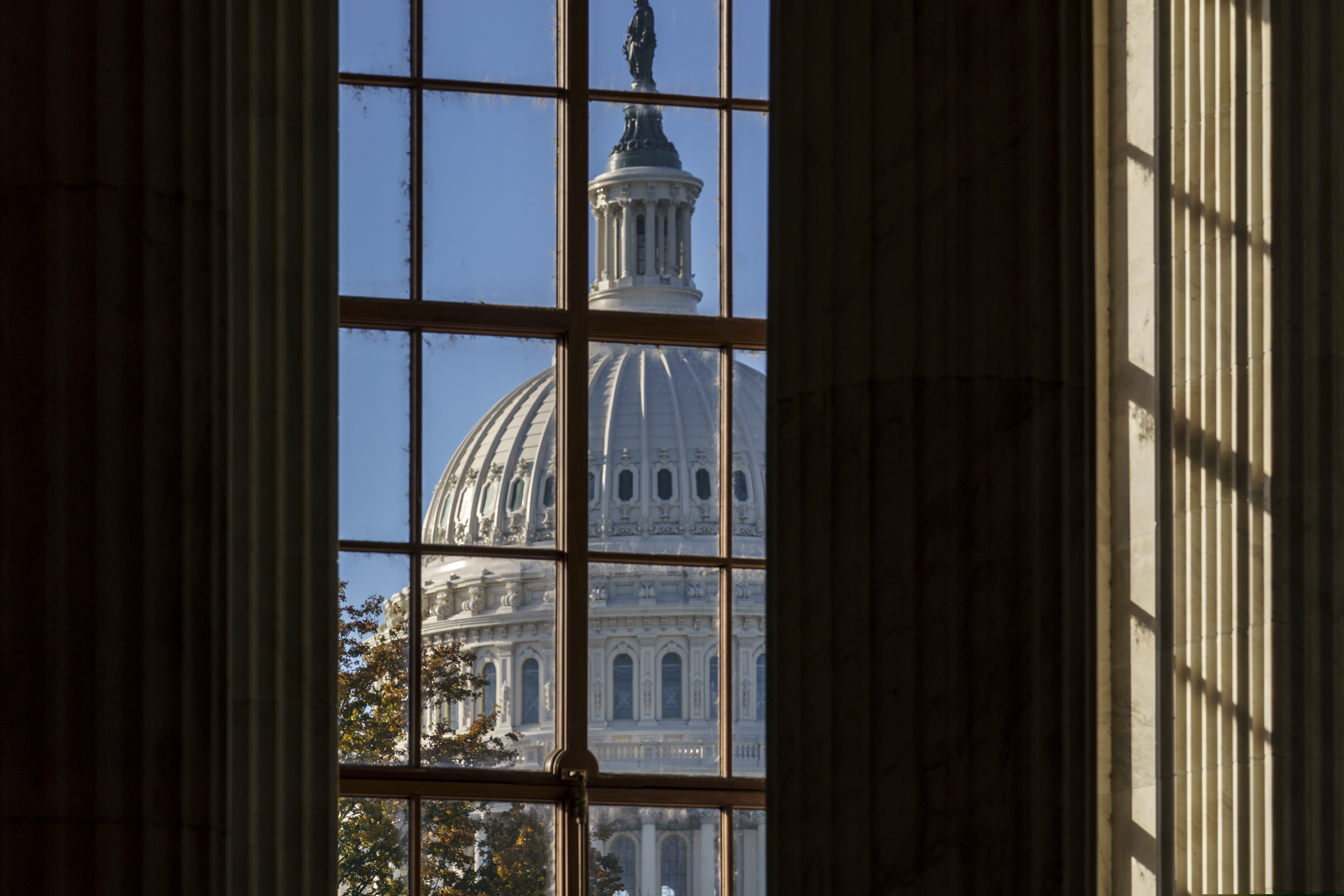 (J. Scott Applewhite | AP file photo) The morning sun illuminates the rotunda of the Russell Senate Office Building on Capitol Hill in Washington on Nov. 10, 2020.