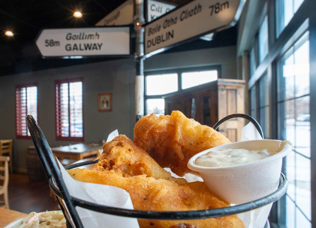 (Rick Egan  |  The Salt Lake Tribune)       Fish  & Chips at MacCool's Public House in Layton, Thursday, Feb. 6, 2020.