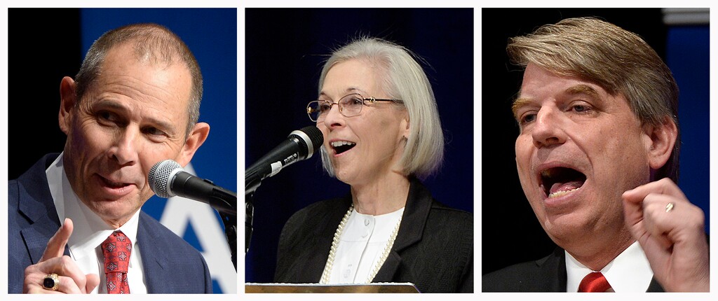 (Scott Sommerdorf  |  Tribune file photos)  John Curtis, Kathie Allen, Jim Bennett
