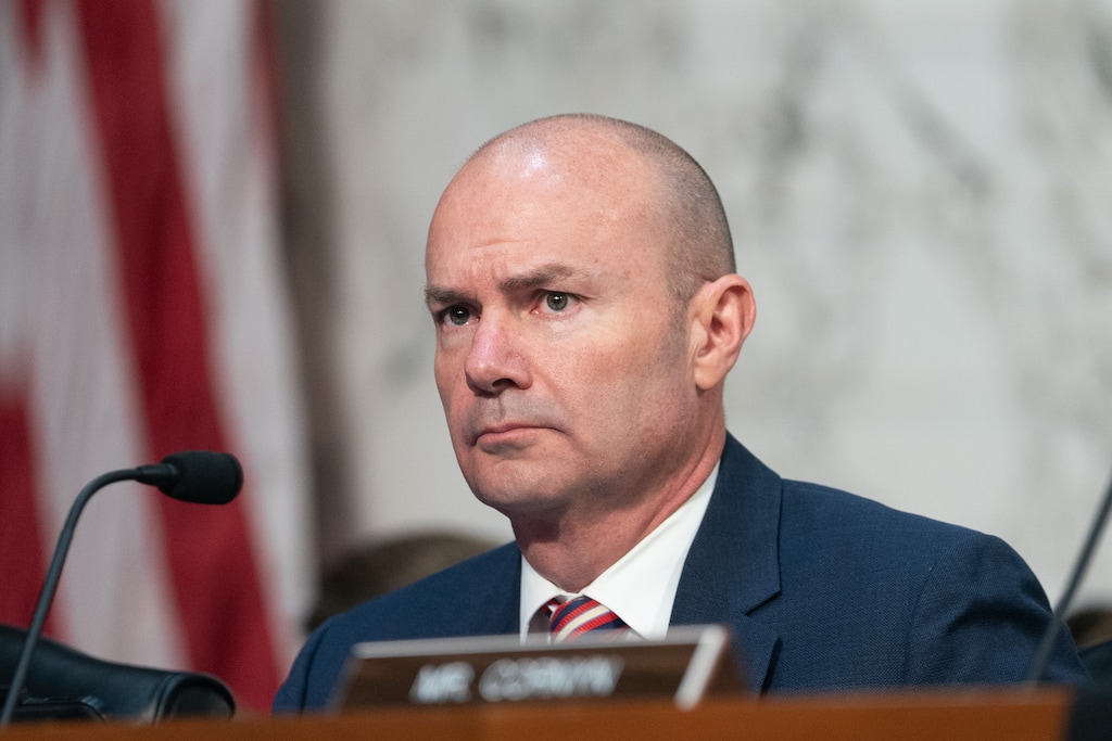(Allison Robbert | AP) Sen. Mike Lee, R-Utah, attends a Senate Judiciary Committee hearing with Acting Attorney General Todd Blanche on Capitol Hill in Washington, Wednesday, July 15, 2026.