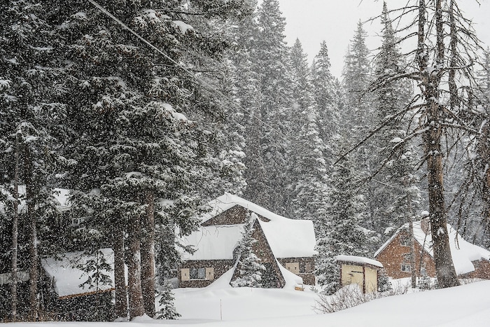 (Chris Detrick | The Salt Lake Tribune) Homes in Brighton Saturday, December 23, 2017.