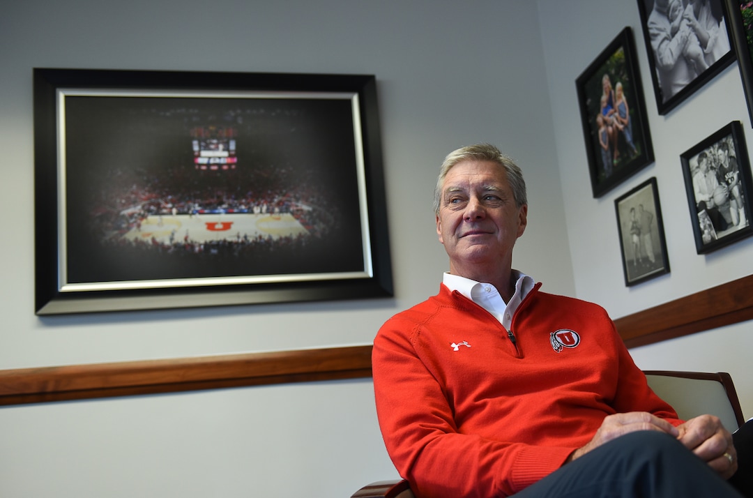 (Francisco Kjolseth  |  The Salt Lake Tribune)  University of Utah athletic director Chris Hill reflects on his time at the U as he approaches his 30th work anniversary.