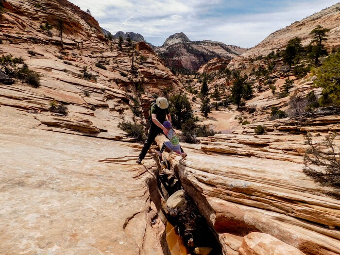 Erin Alberty|The Salt Lake Tribune Many Pools is a beautiful, family-friendly hike with little traffic and great educational value in Zion National Park. Photo taken March 10, 2017.