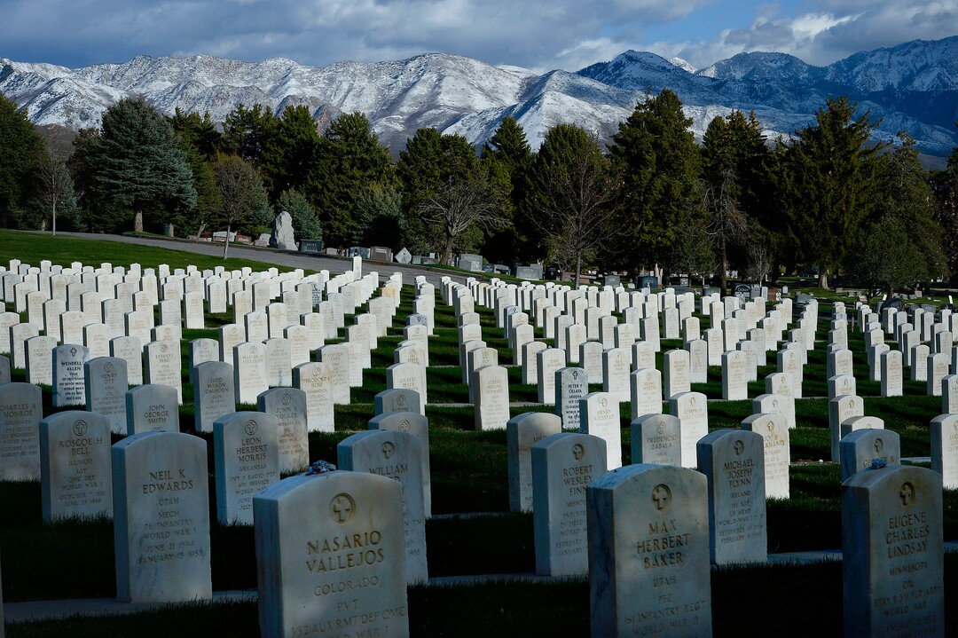 (Scott Sommerdorf | The Salt Lake Tribune)The Salt Lake City Cemetery, Friday, April 13, 2018. The cemetery is historic, beloved by relatives, neighbors, nature and recreation lovers -- and needs about $27 million in repairs, improvements and financial aid. The city is reviewing a master plan to make fixes and improvements. 