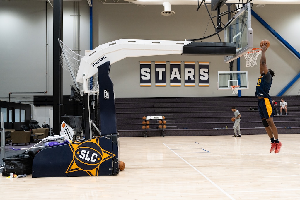 (Salt Lake City Stars) The Utah Jazz's G League team unveiled a new practice facility in West Valley City ahead of the 2024-25 season.
