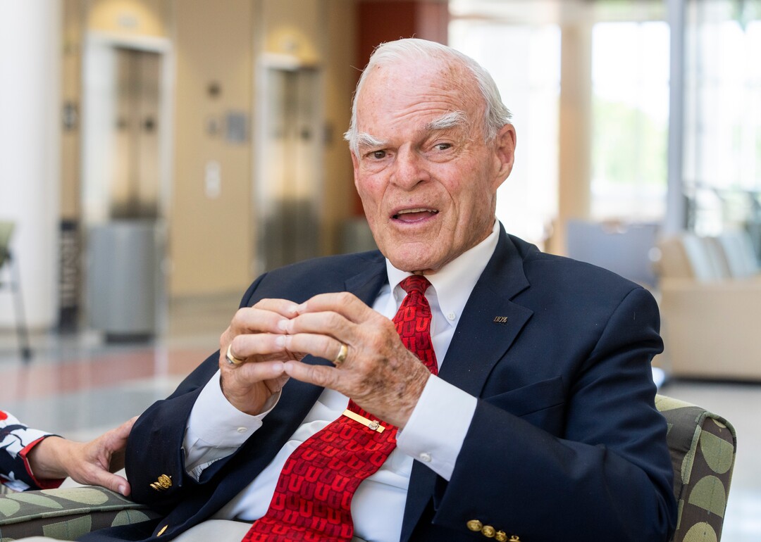 (Rick Egan | The Salt Lake Tribune) Spence Eccles talks about the Eccles family donation to the University of Utah Medical School, on Tuesday, June 8, 2021.