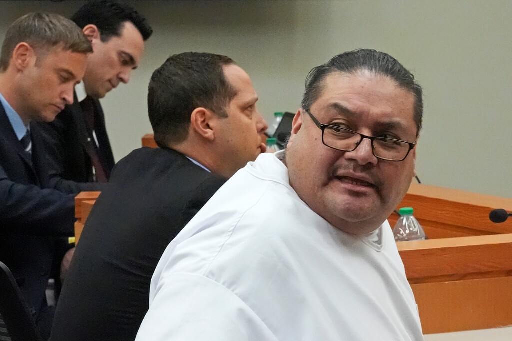(Rick Bowmer | AP) Death row inmate Taberon Honie speaks during the Utah Board of Pardons commutation hearing Monday, July 22, 2024, at the Utah State Correctional Facility, in Salt Lake City.