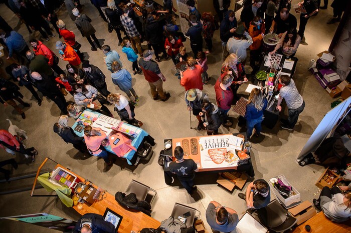(Trent Nelson | The Salt Lake Tribune)
The 2018 Chocolate & Cheese Festival at the Natural History Museum of Utah in Salt Lake City, Sunday March 25, 2018.