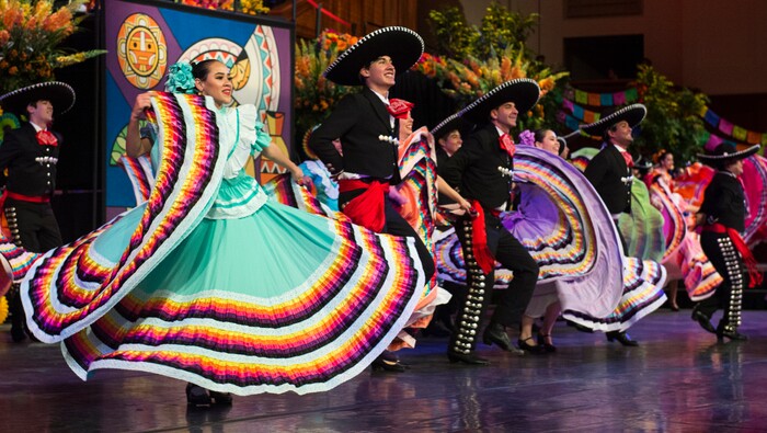(Rick Egan  |  The Salt Lake Tribune)  Performers rehearse for their performance of “Luz de las Naciones", an annual cultural celebration for Latino youth hosted by the LDS Church, Saturday, Feb. 24, 2018.