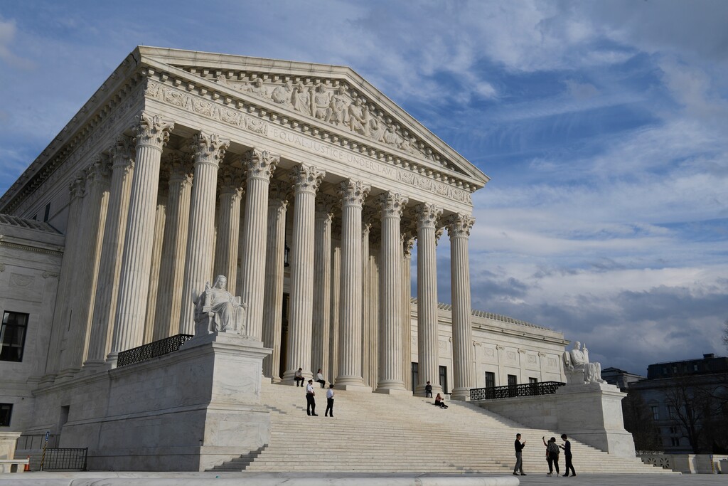 A view of the Supreme Court in Washington, Friday, March 15, 2019.  (AP Photo/Susan Walsh)