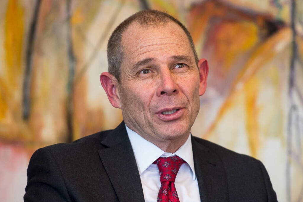 (Trent Nelson | The Salt Lake Tribune)  Congressman John Curtis, Friday March 23, 2018.