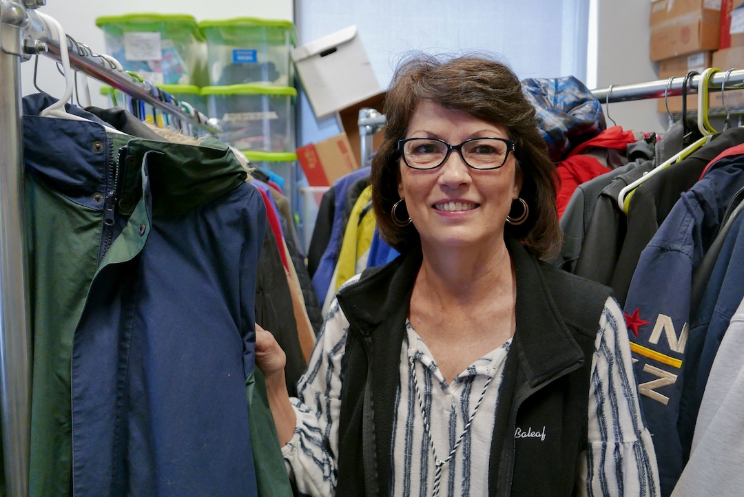 (Clara Hatcher | The Salt Lake Tribune) Kathy Wagner started volunteering 4 years ago. Now, she's sorting donations at the Youth Resource Center more than 20 hours a week.
