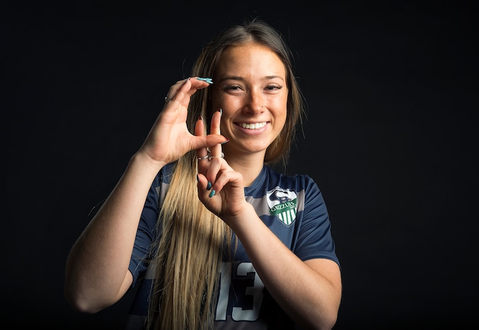 (Scott Sommerdorf   |  The Salt Lake Tribune)   Nikole Oliver of Copper Hills, Friday, December 8, 2017.  