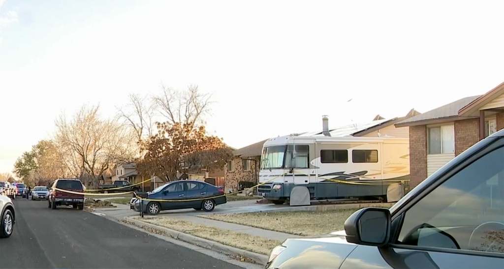 (Fox13) Clearfield police investigate a home after an elderly couple were found dead in the garage Wednesday.