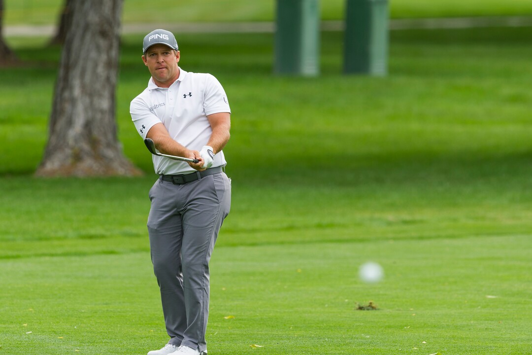 (Alex Gallivan  |  Special to the Tribune) Daniel Summerhays finished 6th during the final round of the Utah Championship on Sunday at Oakridge Country Club in Farmington