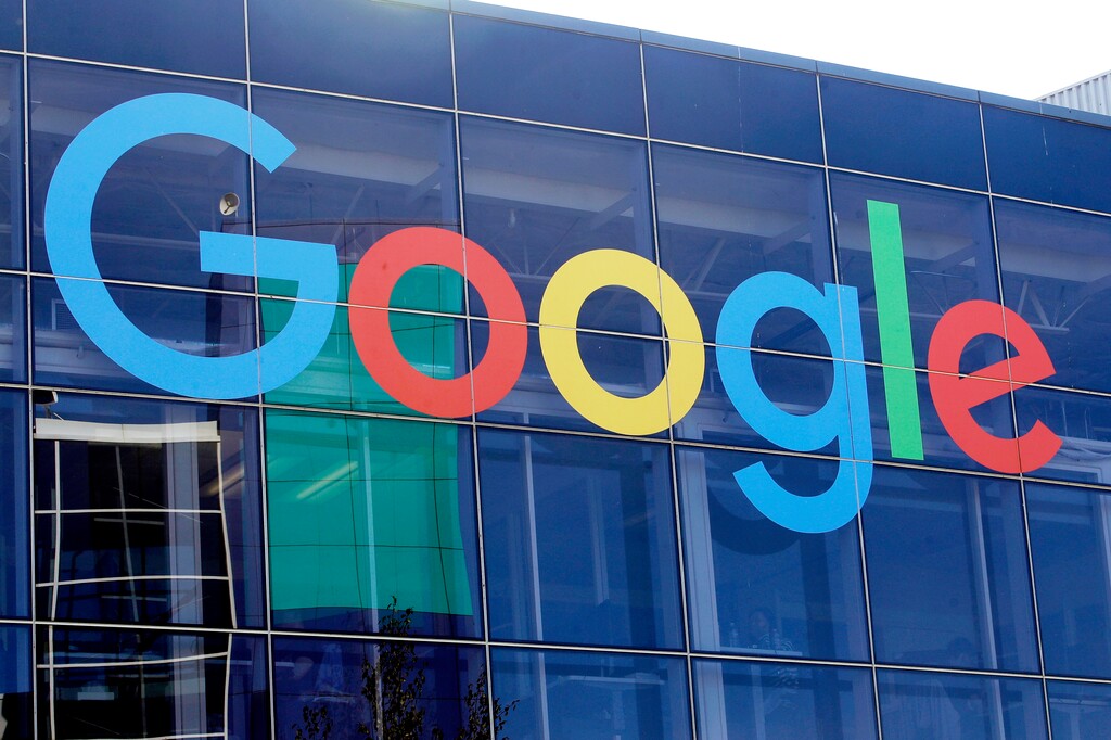 (Jeff Chiu | AP file photo)

This Sept. 24, 2019, photo shows a sign on a Google building at their campus in Mountain View, Calif.