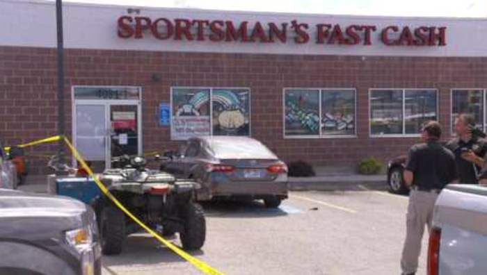 (Courtesy of FOX 13 photojournalist Doug Eldredge) The Utah Attorney General and several police agencies executed seven search warrants on pawnshops owned by the polygamous Kingston Clan on Tuesday, June 19, 2018. No one was arrested.